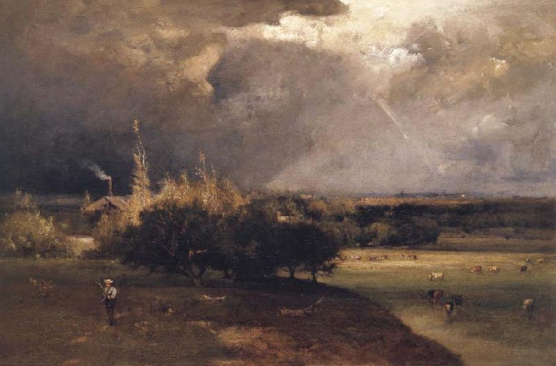 George Inness The Coming Storm Germany oil painting art